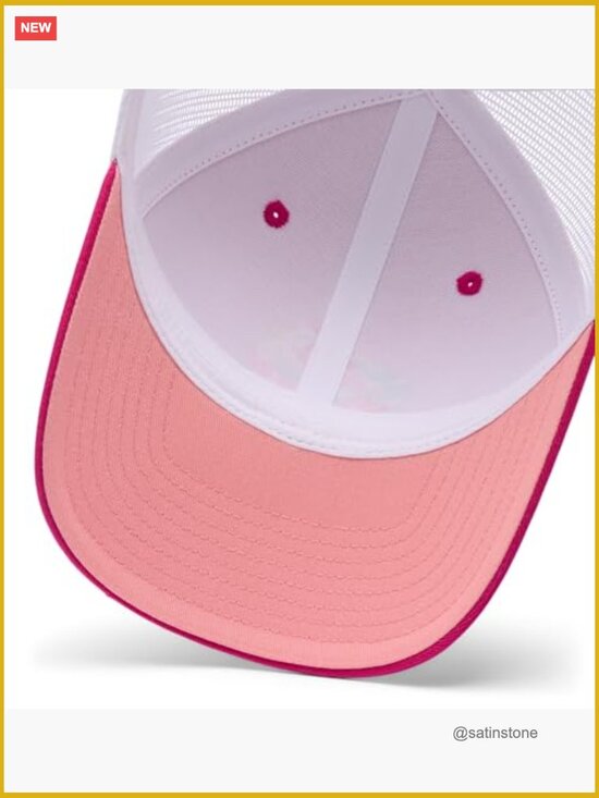 Women\'s Mesh Back Ball Cap with Pre-Formed Bill main image 5
